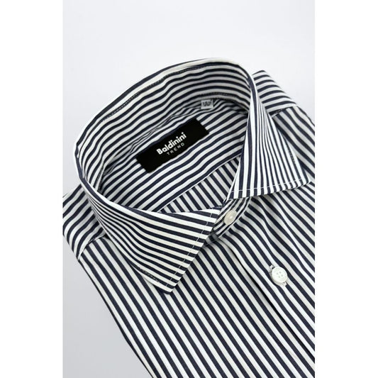 Baldinini Trend Baumwollhemd in Blau