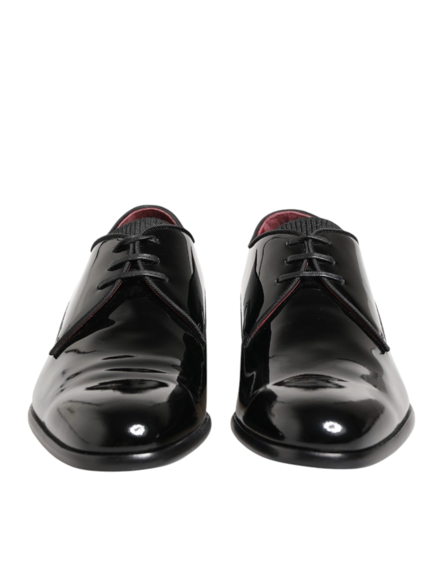 Dolce & Gabbana Schwarze Derby-Schuhe aus Kalbsleder für Herren