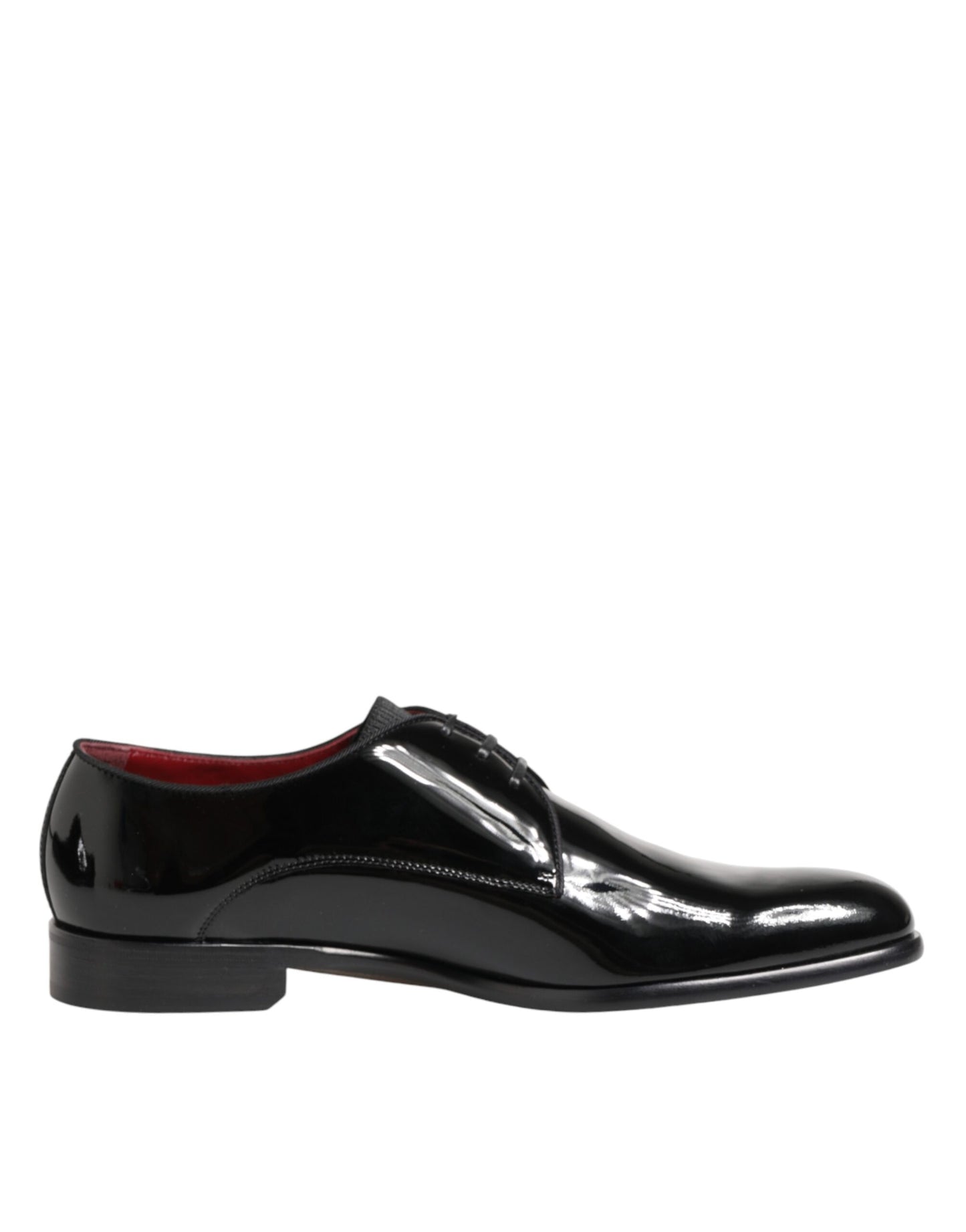 Dolce & Gabbana Schwarze Derby-Schuhe aus Kalbsleder für Herren