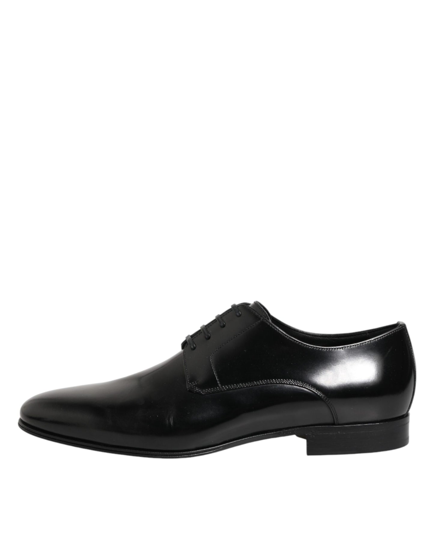 Dolce & Gabbana Schwarze Derby-Schuhe aus Kalbsleder für Herren
