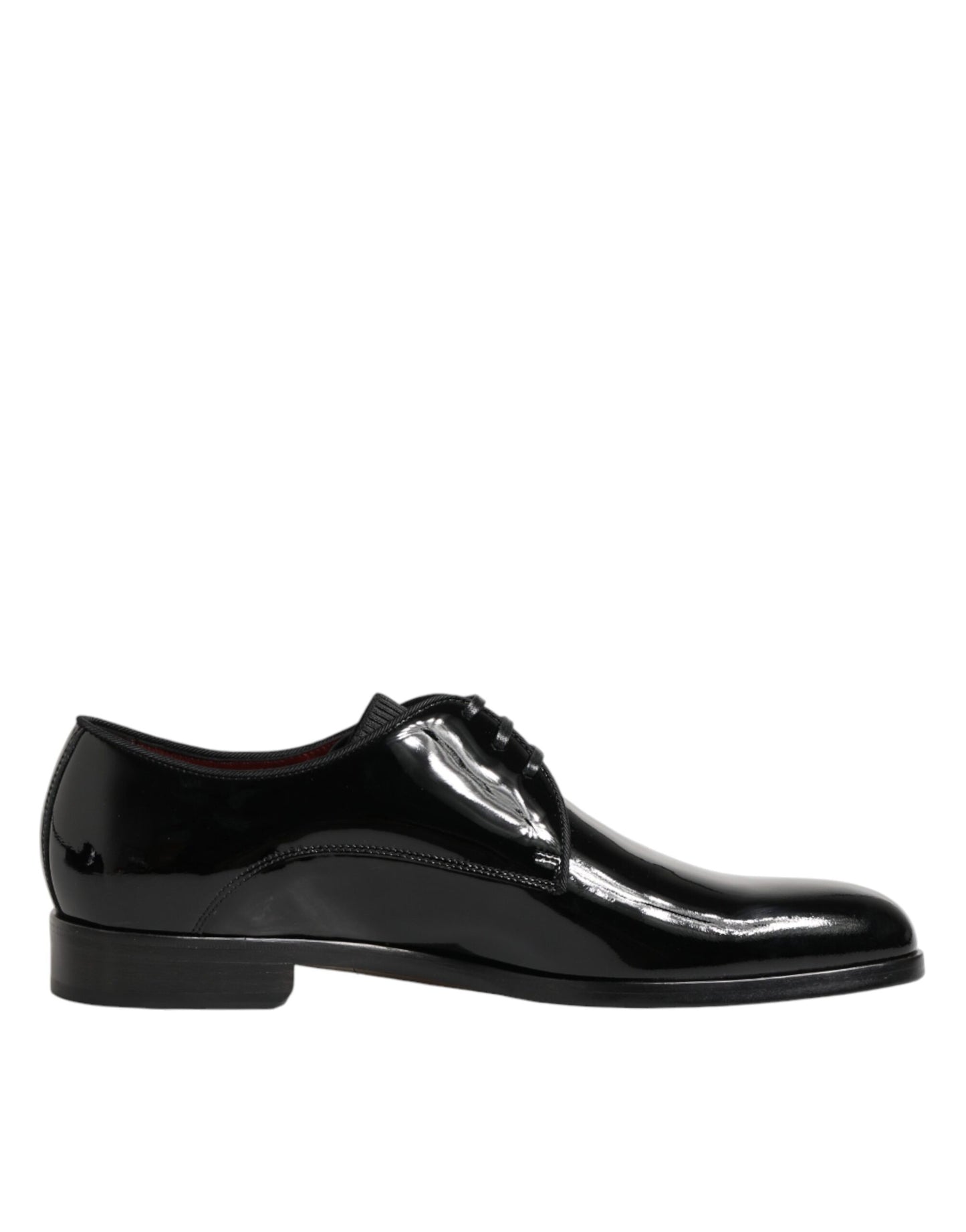 Dolce & Gabbana Schwarze Derby-Schnürschuhe aus Kalbsleder