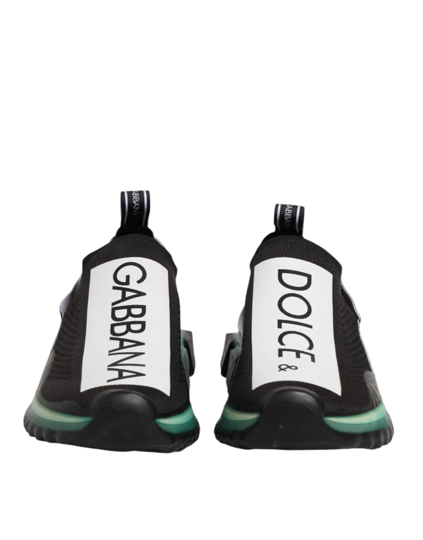 Dolce & Gabbana Schwarze Sorrento Herren-Slip-On-Sneaker