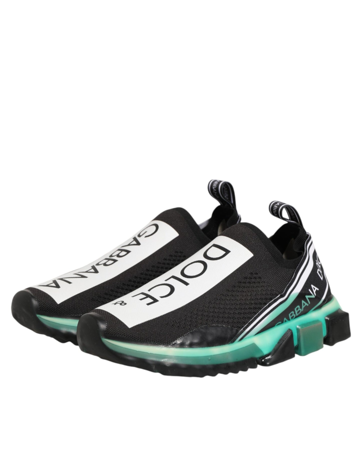 Dolce & Gabbana Schwarze Sorrento Herren-Slip-On-Sneaker