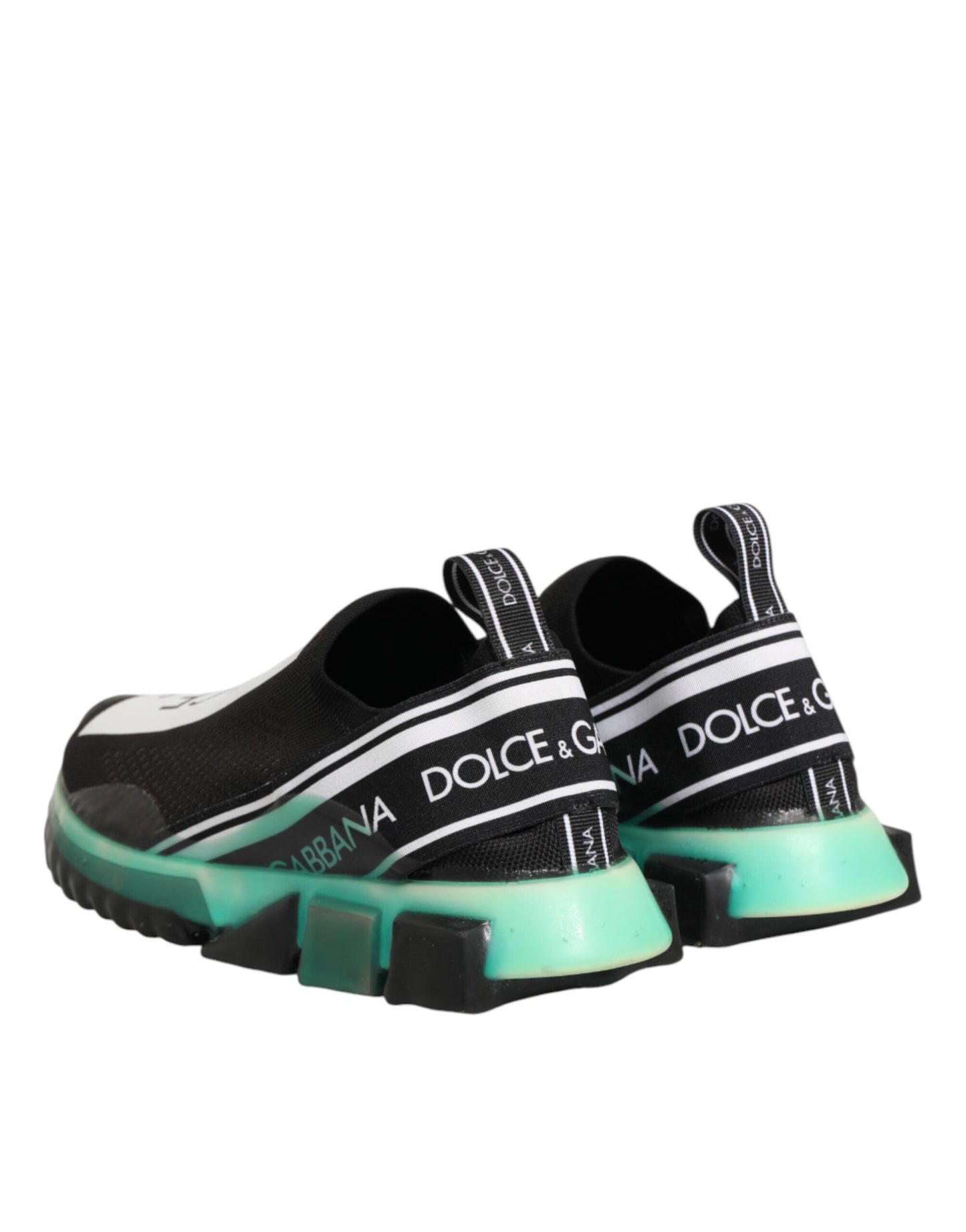 Dolce & Gabbana Schwarze Sorrento Herren-Slip-On-Sneaker