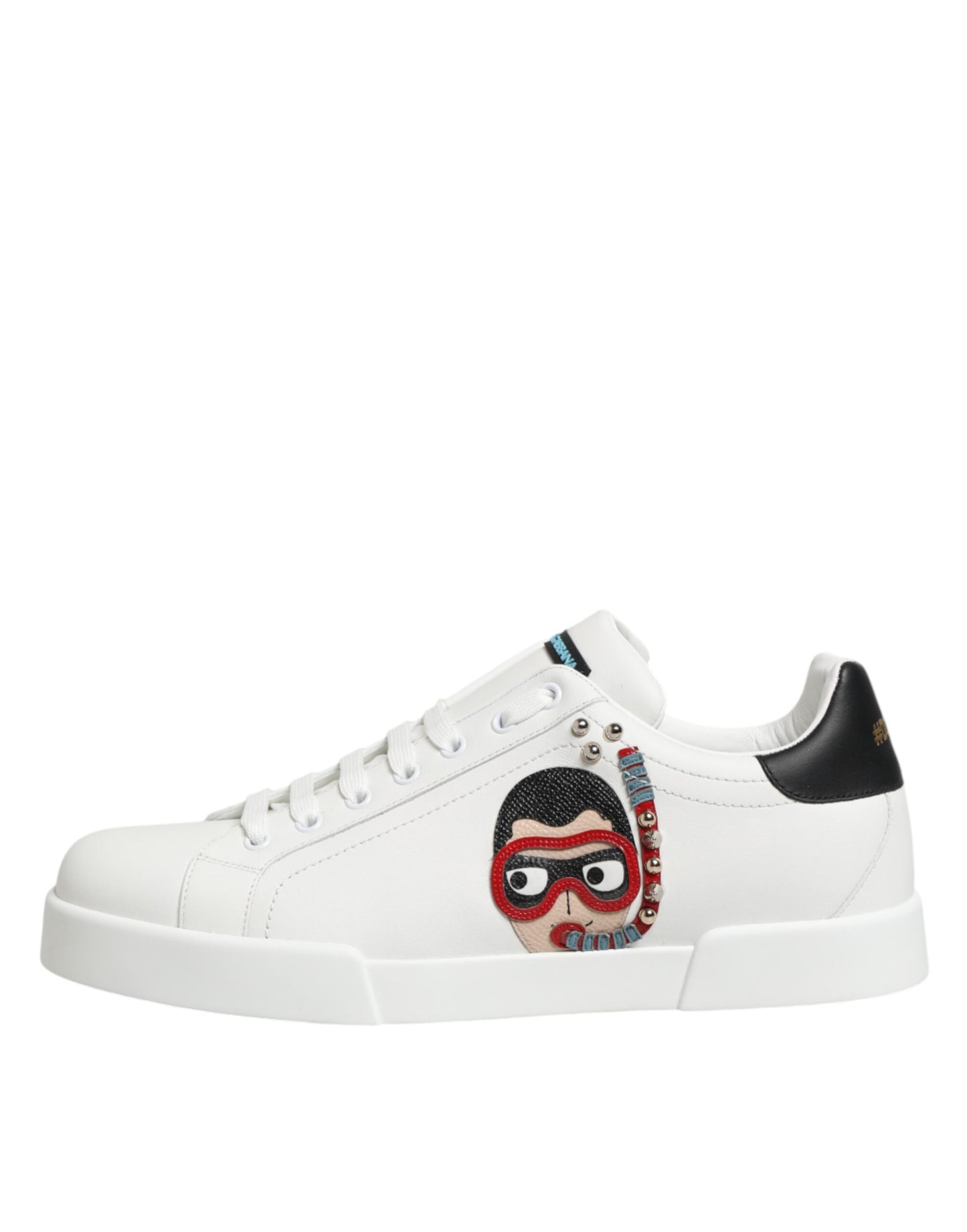 Dolce & Gabbana Weiße Leder-Sneaker #DGFAMILY für Herren