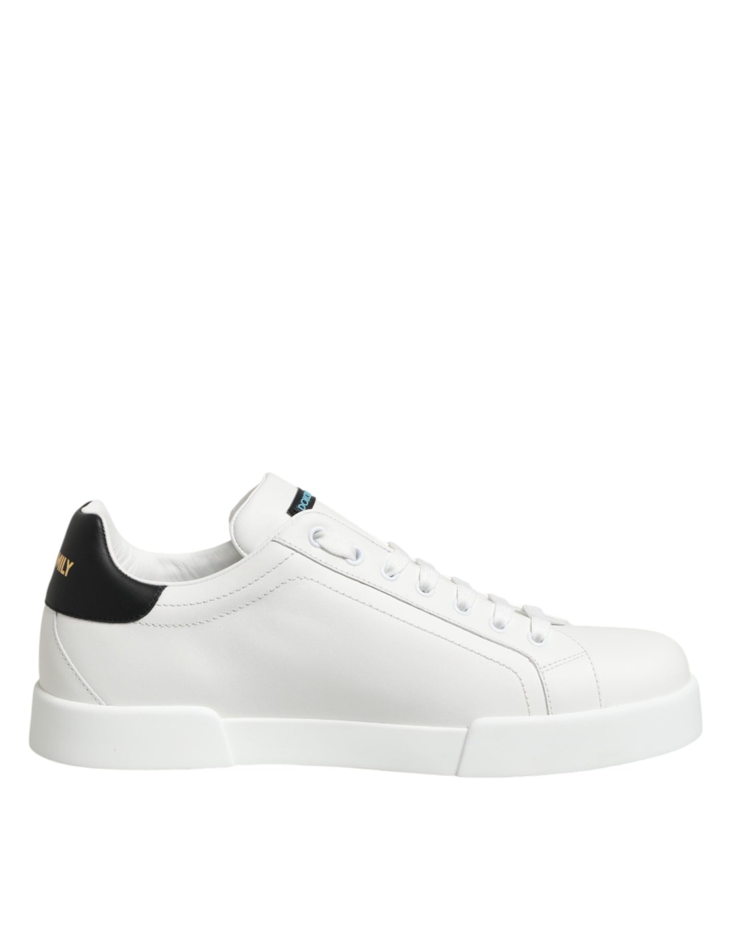 Dolce & Gabbana Weiße Leder-Sneaker #DGFAMILY für Herren