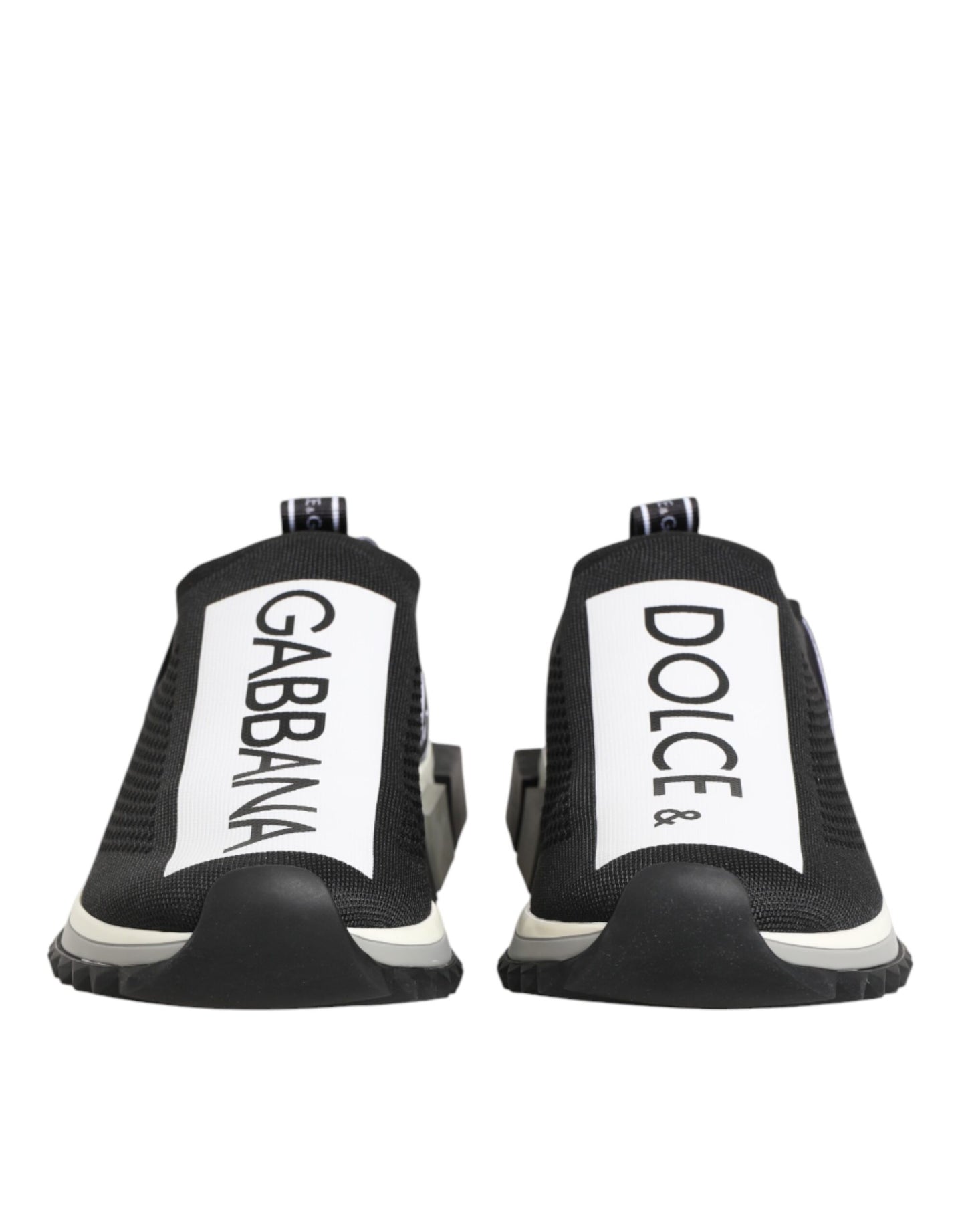 Dolce & Gabbana Schwarze Sorrento Herren-Sneaker zum Hineinschlüpfen