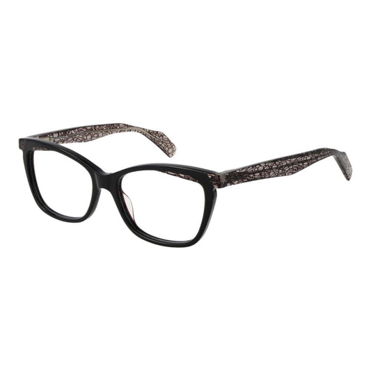 Yohji Yamamoto Schwarze Kunststoffbrille (Gestell)