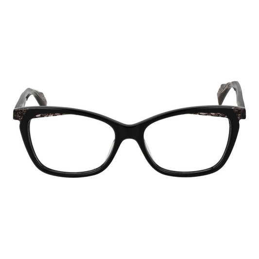 Yohji Yamamoto Schwarze Kunststoffbrille (Gestell)