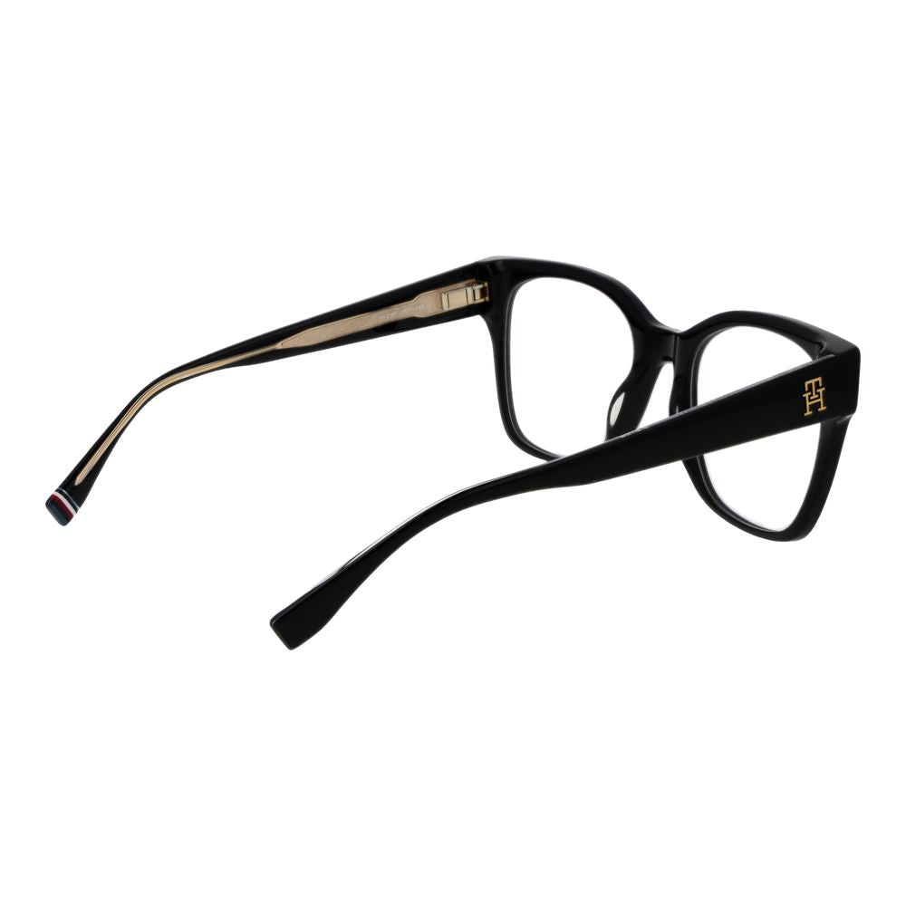 Tommy Hilfiger Schwarze Acetat-Brille (Gestell)