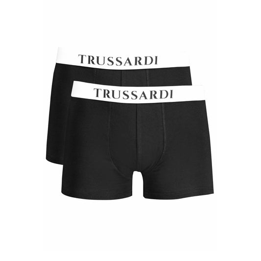 Trussardi Baumwollunterwäsche in Schwarz