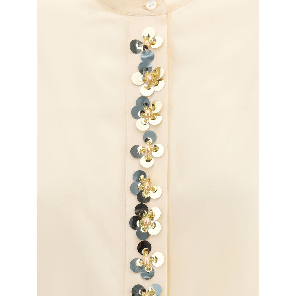 Forte_Forte Seidenbluse mit Blumenmuster