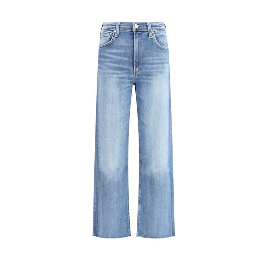 Citizens of Humanity Blaue Baumwoll-Jeans mit geradem Bein