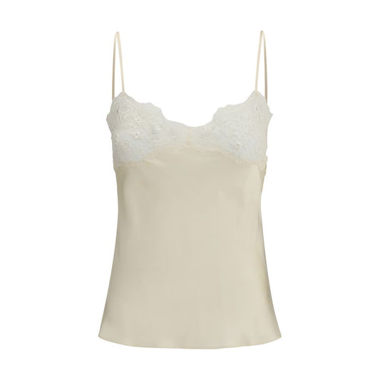 Chloé Seiden-Top in Creme
