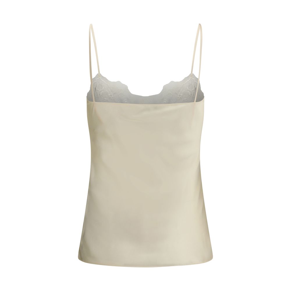Chloé Seiden-Top in Creme
