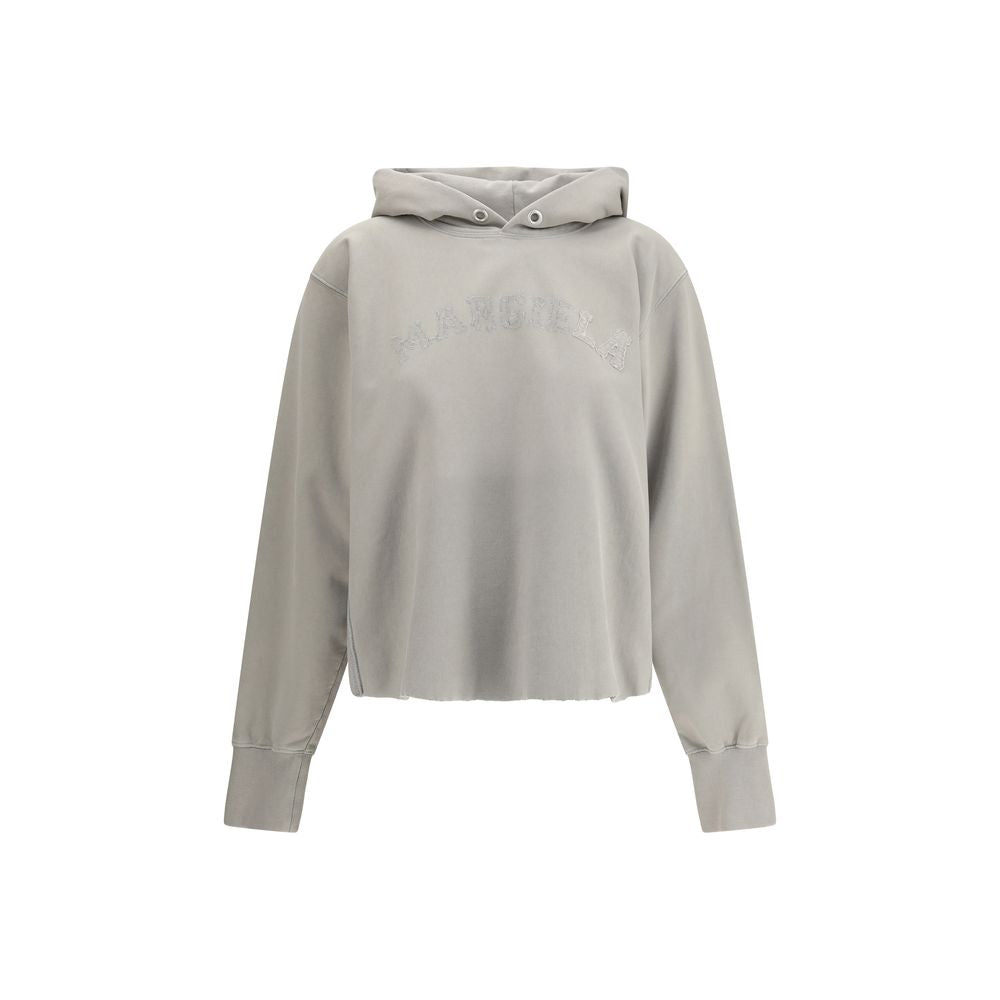 Margiela Baumwoll-Sweatshirt in Bicolor-Optik