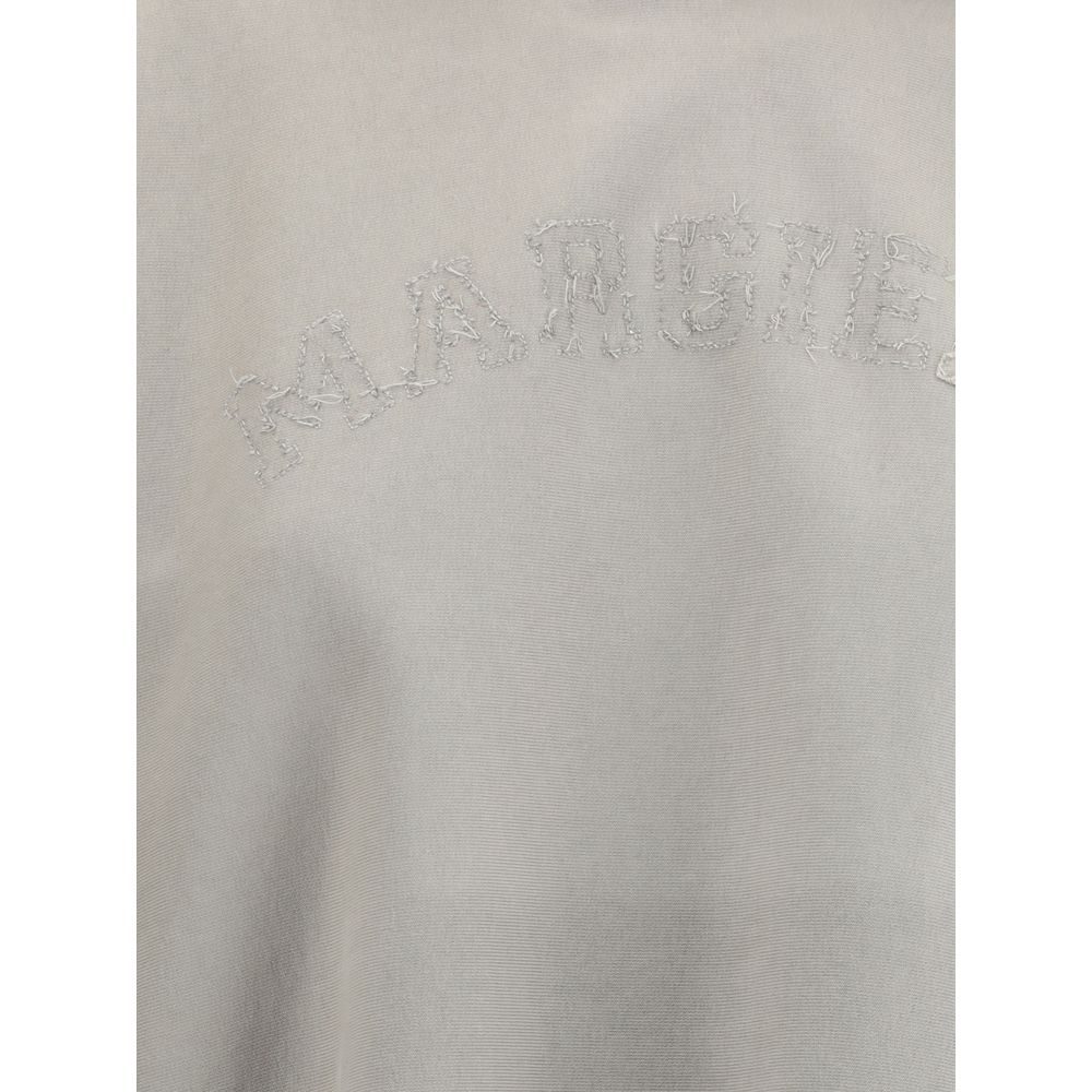 Margiela Baumwoll-Sweatshirt in Bicolor-Optik