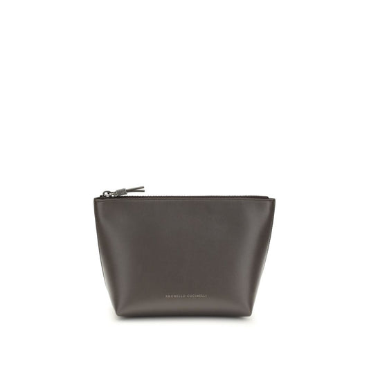 Brunello Cucinelli Braune Kalbshaut Bos Taurus Accessoires