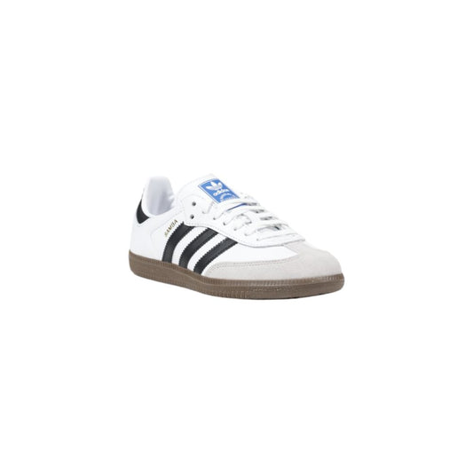 Adidas Weiße Leder-Sneaker