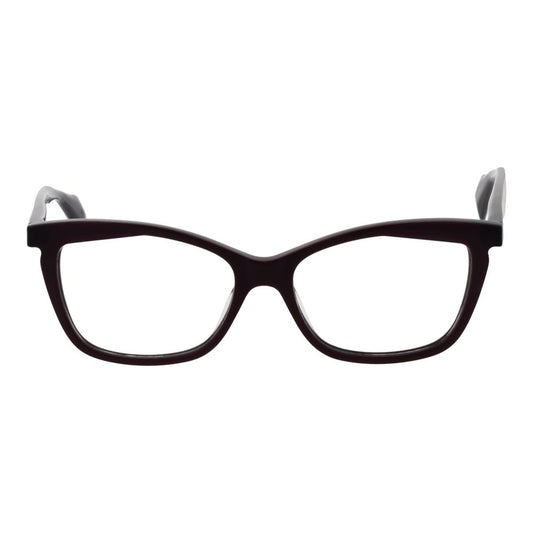 Yohji Yamamoto Braune Kunststoff-Brille (Gestell)