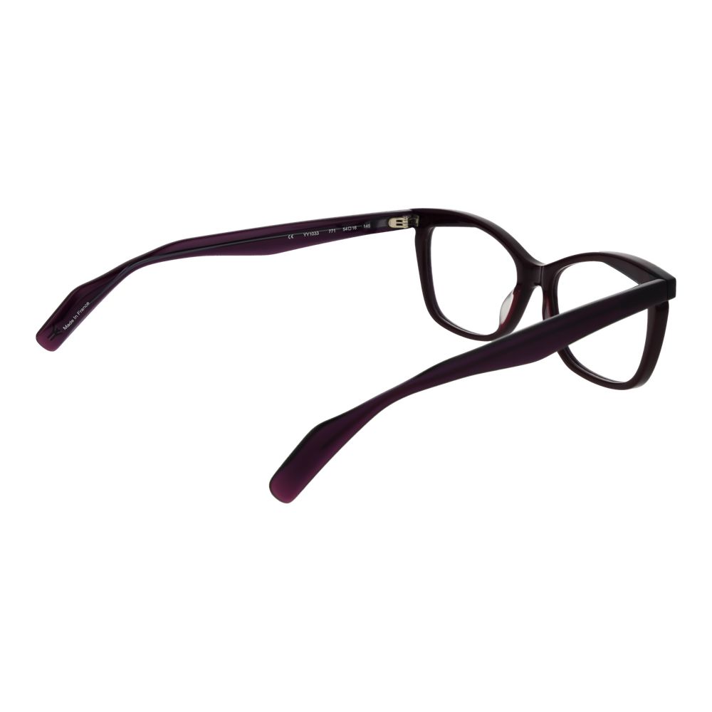 Yohji Yamamoto Braune Kunststoff-Brille (Gestell)