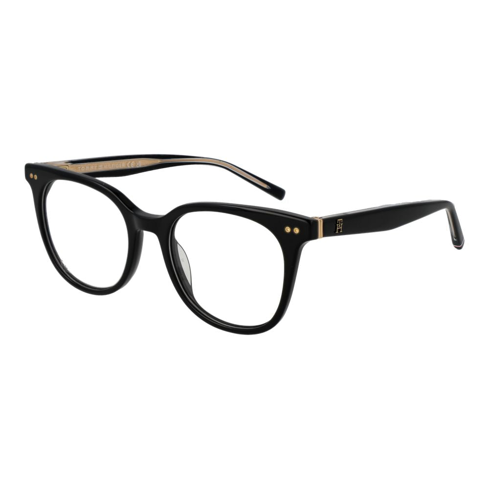Tommy Hilfiger Schwarze Brillengestelle aus Acetat