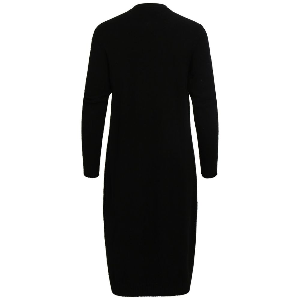 Vila Clothes Schwarzer Nylon-Cardigan