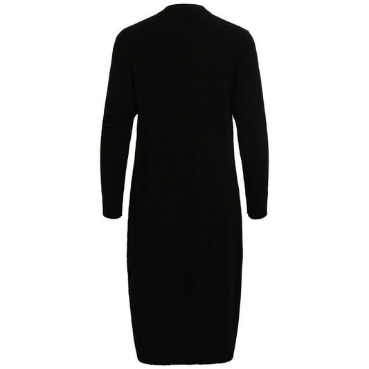 Vila Clothes Schwarzer Nylon-Cardigan