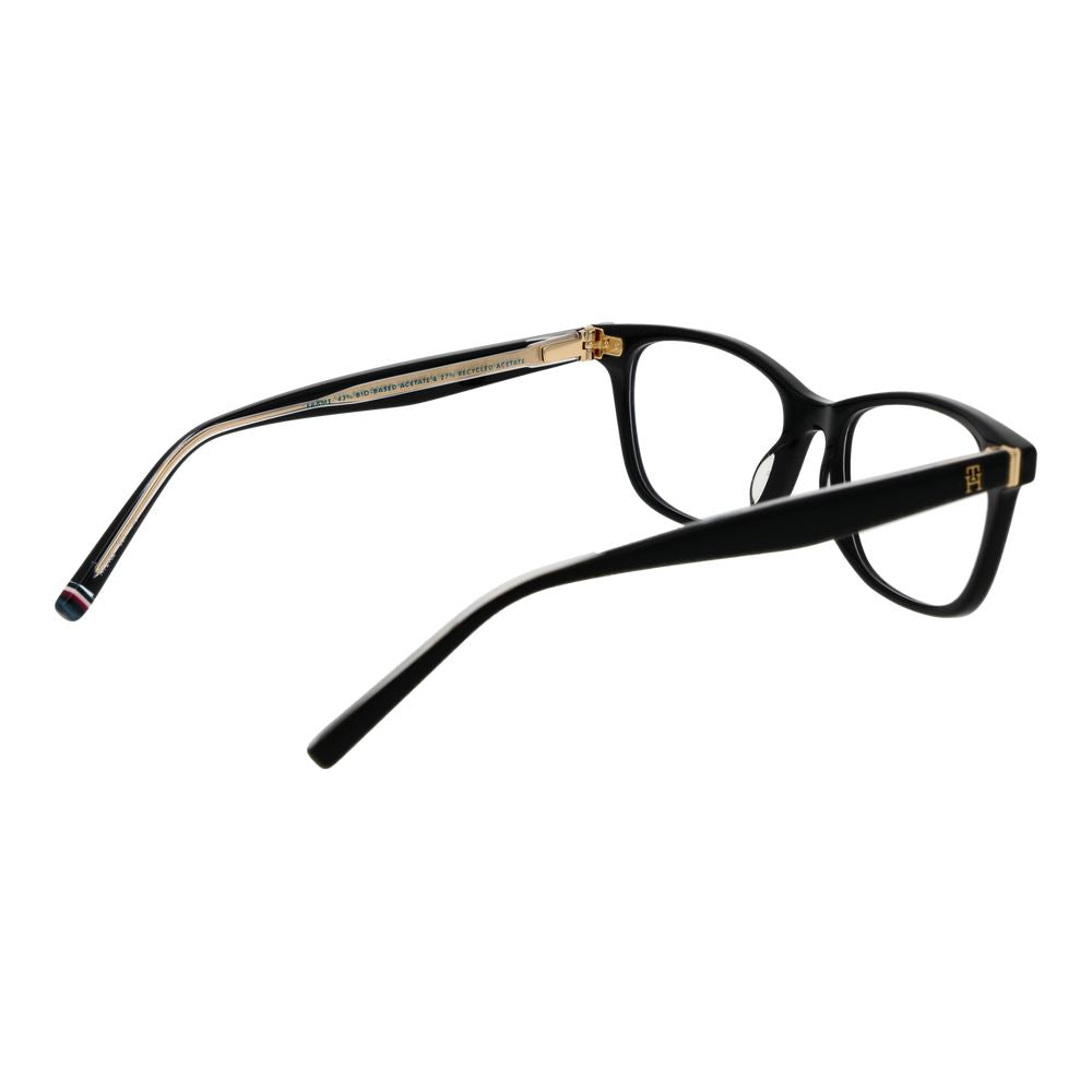 Tommy Hilfiger Schwarze Acetat-Brille (Gestell)