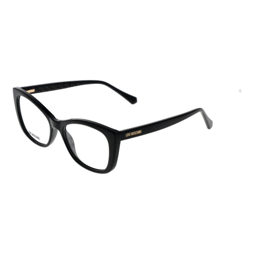 Love Moschino Brille mit schwarzen Cellulose-Propionat-Gestellen