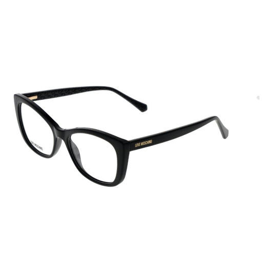 Love Moschino Brille mit schwarzen Cellulose-Propionat-Gestellen