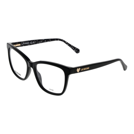 Love Moschino Schwarze Acetat-Brille (Gestell)