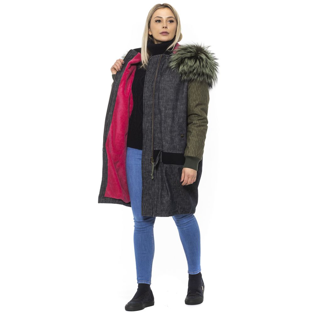 Mr&Mrs Italy Graue Lederfutter-Jacken & Mantel