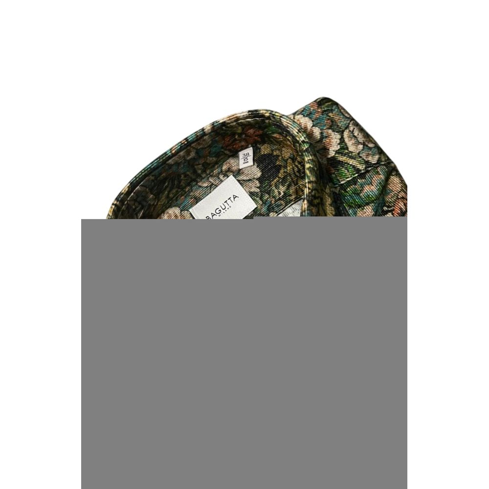 Bagutta Baumwollhemd mit Fantasiedruck