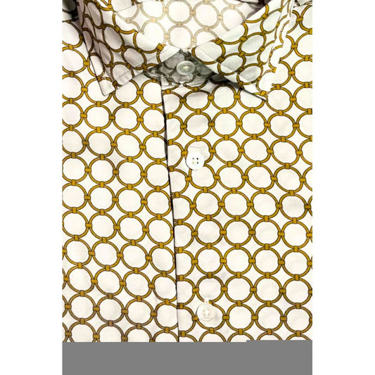 Bagutta Weißes Viskose-Hemd