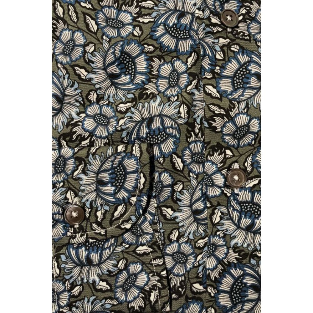 Bagutta Baumwollhemd mit Fantasiedruck