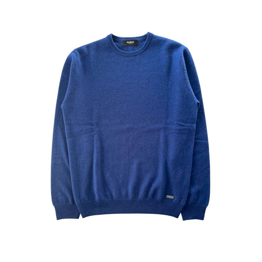Baldinini Trend Blauer Kaschmirpullover