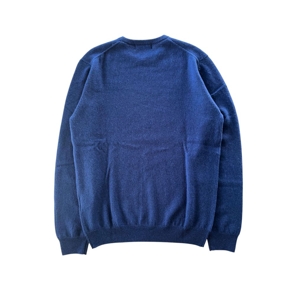 Baldinini Trend Blauer Kaschmirpullover