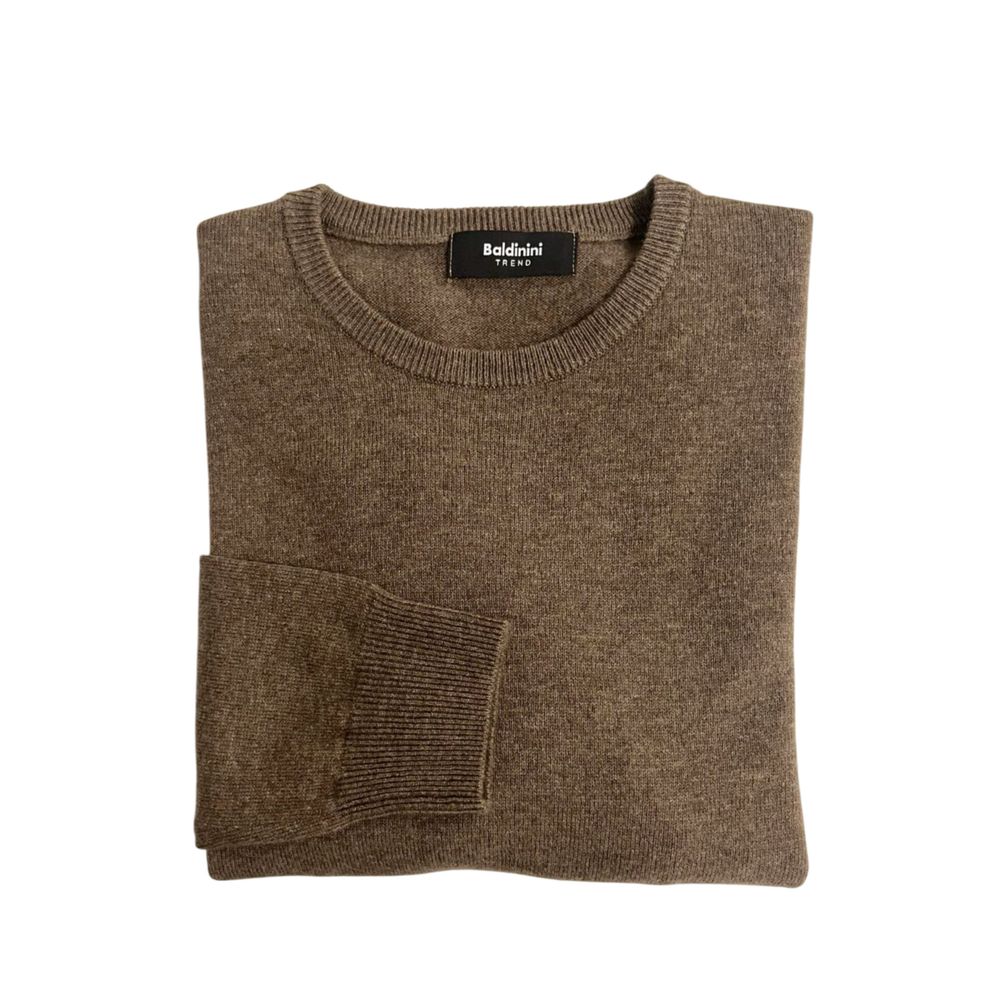 Baldinini Trend Brauner Kaschmir-Pullover