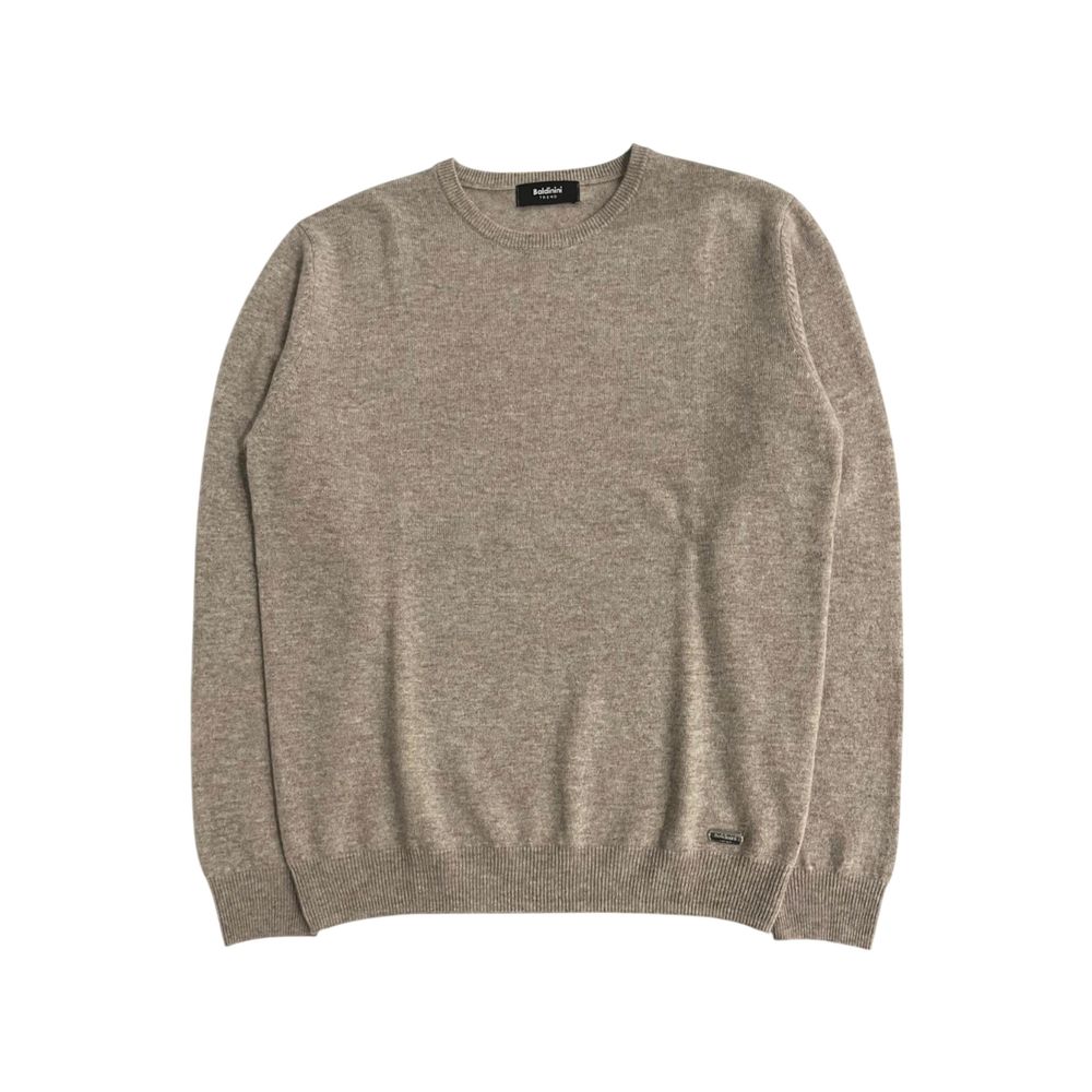Baldinini Trend Beiger Kaschmirpullover