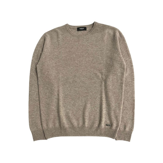 Baldinini Trend Beiger Kaschmirpullover