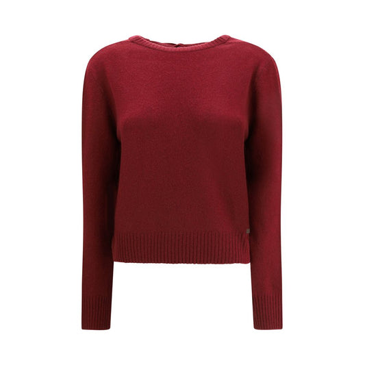 Marni Bordeauxfarbener Kaschmir-Pullover