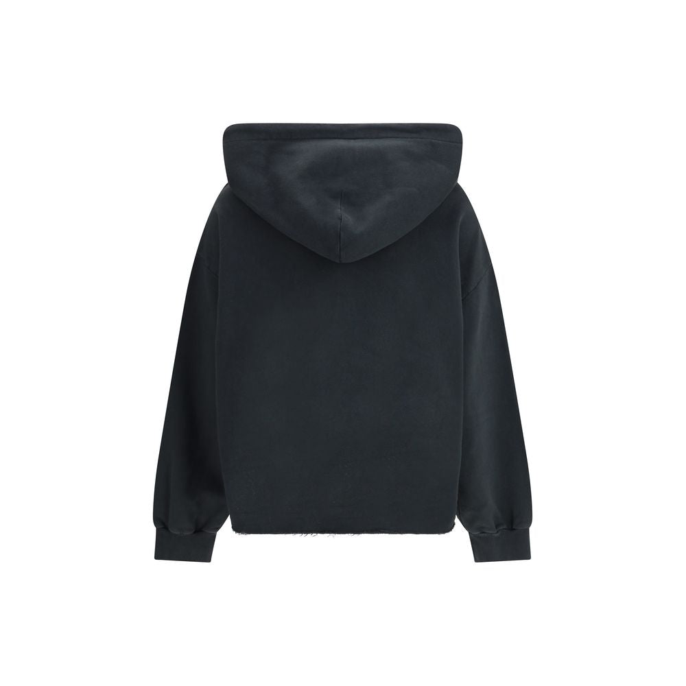 MM6 Schwarzer Baumwoll-Sweatshirt