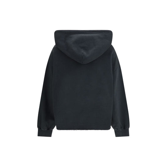 MM6 Schwarzer Baumwoll-Sweatshirt