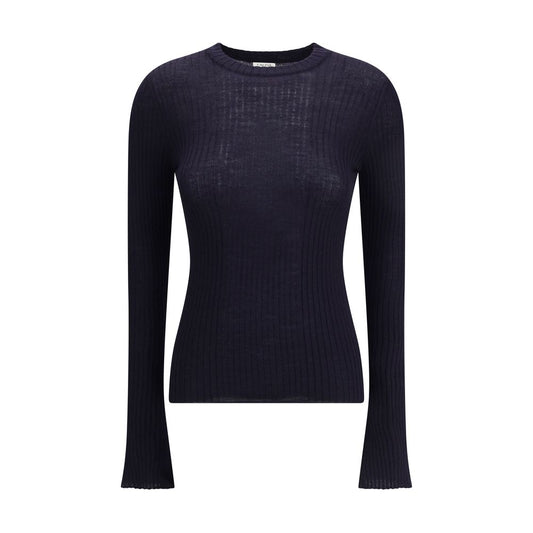 Cruna Blauer Woll-Sweatshirt