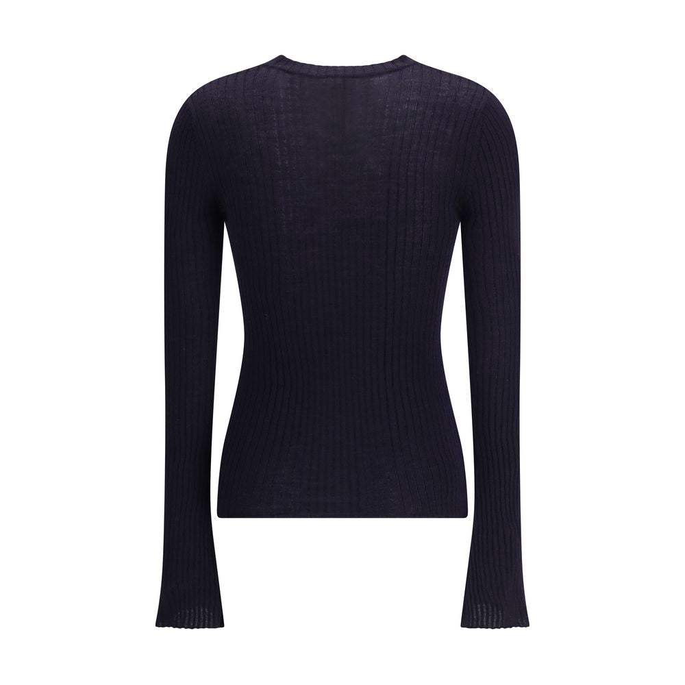 Cruna Blauer Woll-Sweatshirt