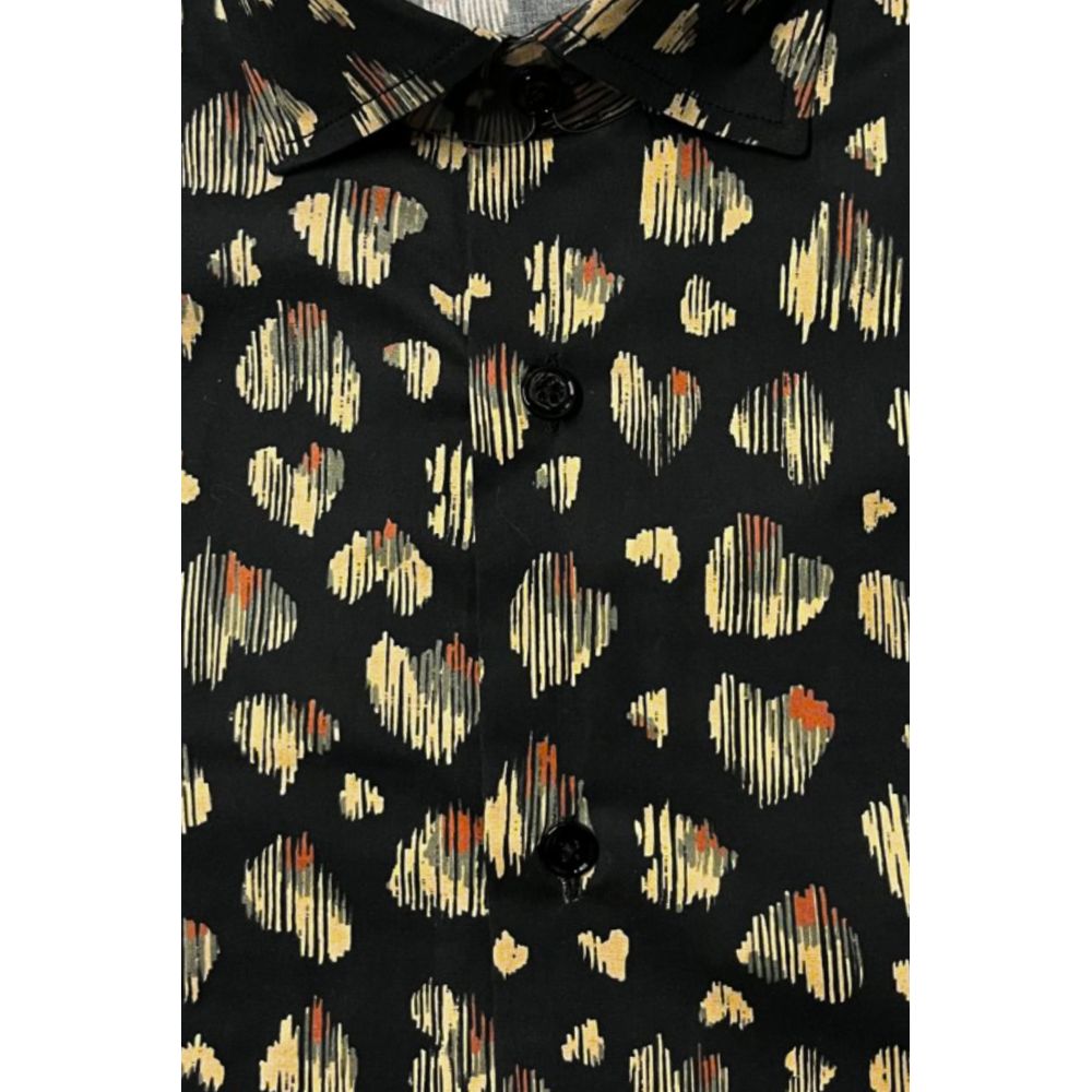 Bagutta Baumwollhemd mit Fantasieprint