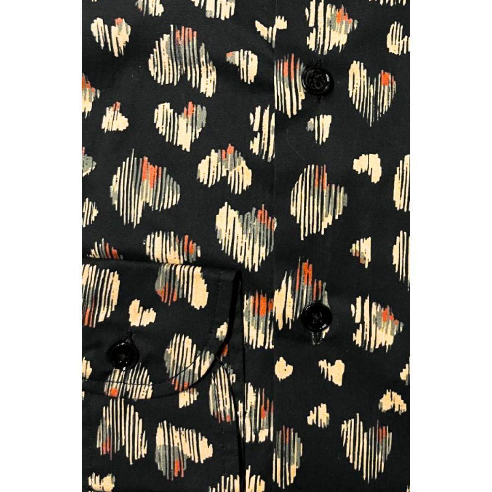 Bagutta Baumwollhemd mit Fantasieprint