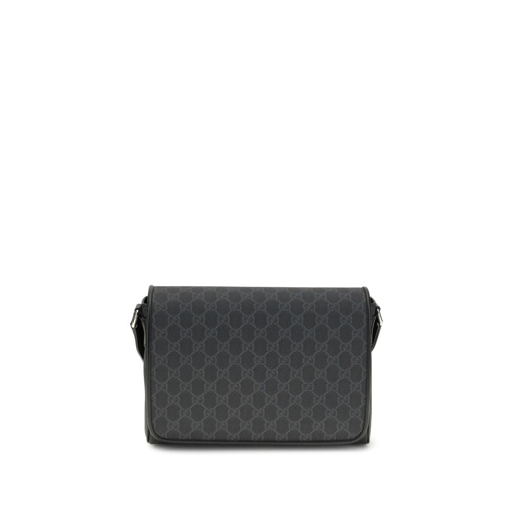 Gucci Schwarze Schultertasche aus Polyethylen