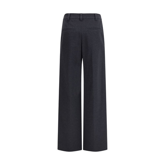 Brunello Cucinelli Graue Baumwoll-Hose